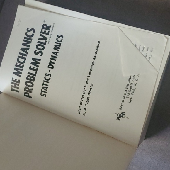 The Mechanics Problem Solver Book in Green Over 1000 Pages - Picture 3 of 16